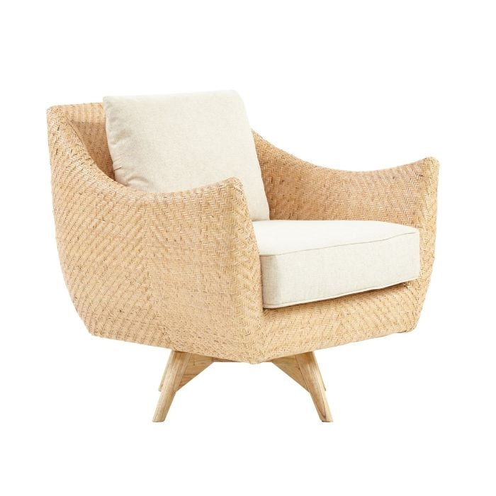 Swivel Chair Grayson Natural Rattan