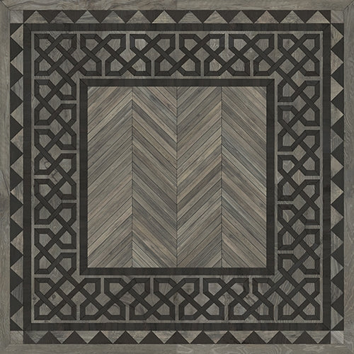 Spicher and Company Mosaic Vintage Vinyl Design B Modern Area Rugs