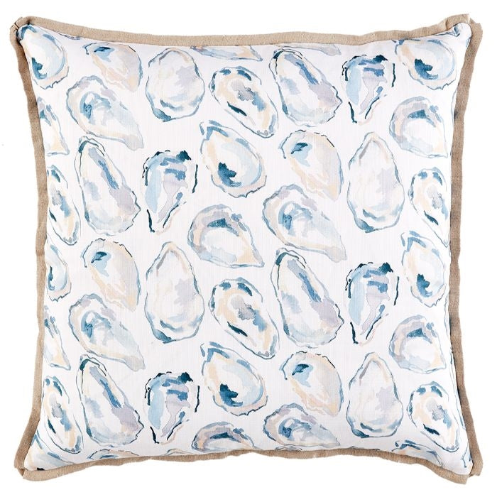 Outdoor Pillows - Piped - 22 in. Square - Oyster