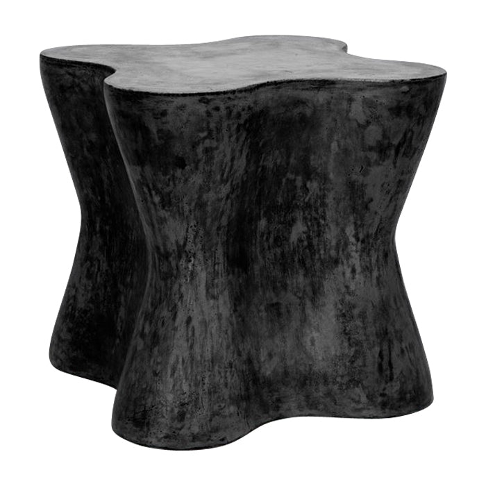 Black concrete deals outdoor side table