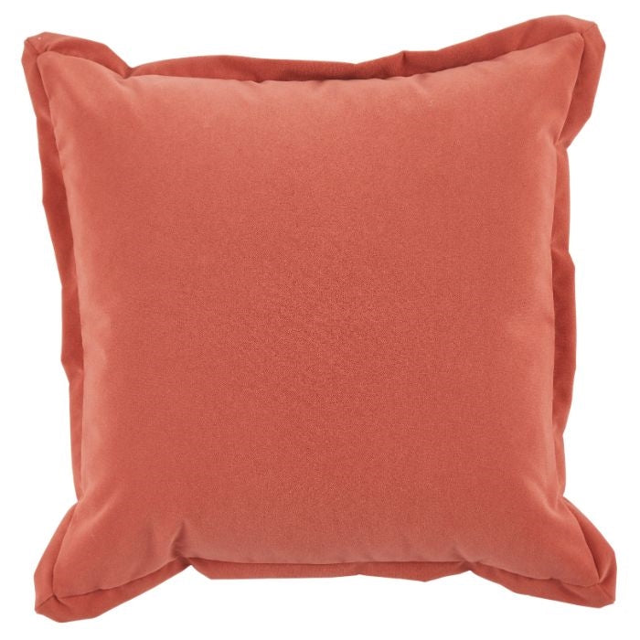 Indoor Outdoor Newbury Coral Velvet Pillow