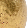 decorative accent hammered gold leaf ball round medium