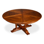 round walnut finish wood expandable jupe dining table medium