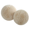 ball throw pillows faux sheepskin caramel natural