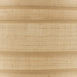 round natural grasscloth covered layered shades chandelier