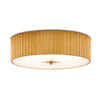 round ceiling mounted lighting fixture gold-leaf finish diffuser