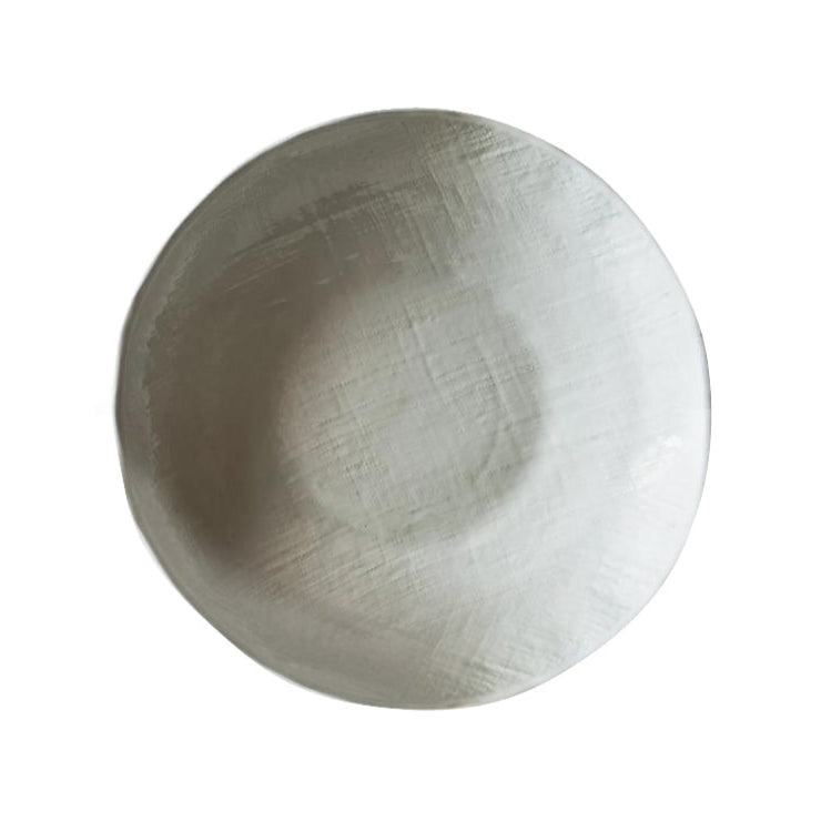 handmade ceramic bowl white