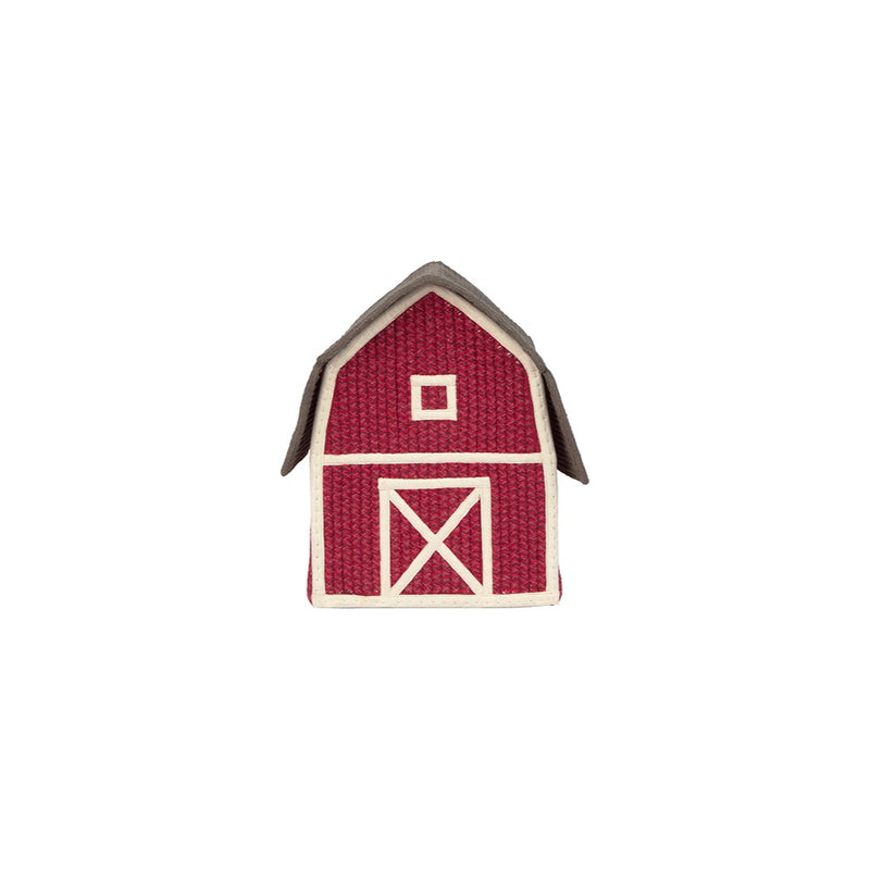 play basket farm barn white red 