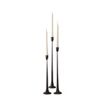 tall taper candle holders set iron 