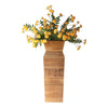 recycled wood tabletop wall vase 