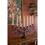 metal flowers taper candelabra seven candles