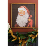 christmas santa art print kris kringle framed decor