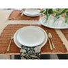 melamine serving platter cream double lined