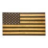 sign american flag rustic pine wood stars