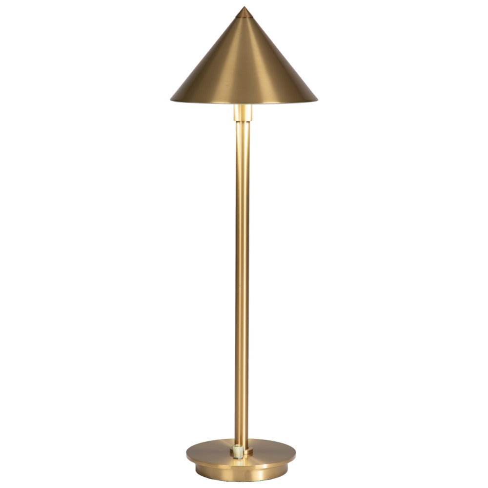 modern table lamp brass gold cone top