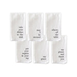 Mind Your Manners Cotton Napkin Set