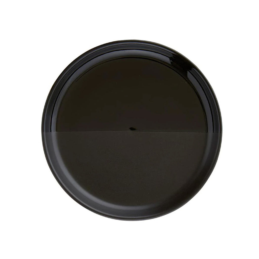 ceramic dipped plates all black set modern