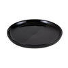 ceramic dipped plates all black set modern