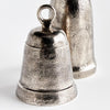 antique silver sand casted grande bell set 