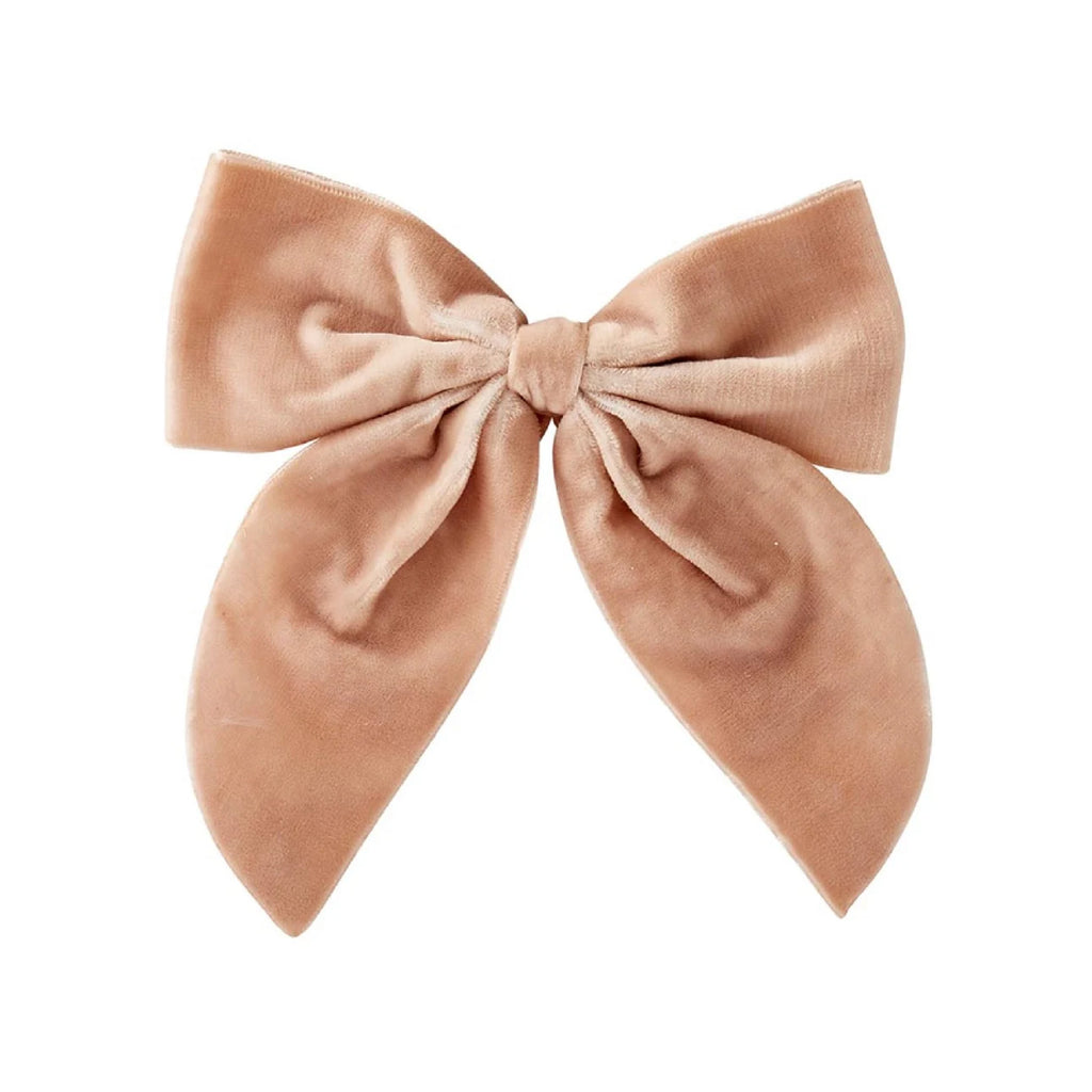 velvet blush napkin ties bow set