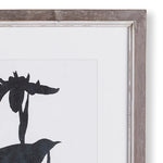 black white framed bird silhouette prints