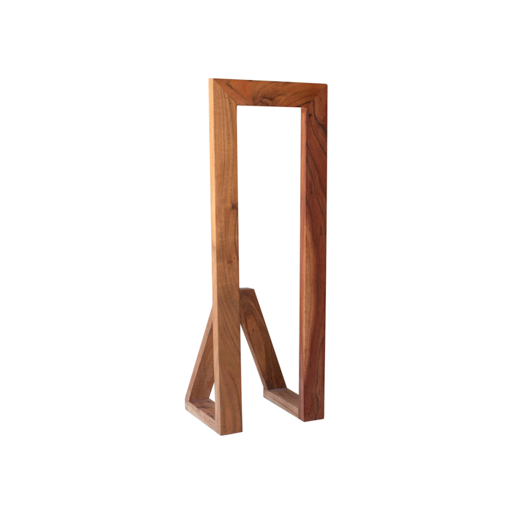 wall towel rack wooden organic modern