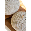 organic macrame pumpkins set decor