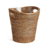 natural woven rattan beverage tub handles lined