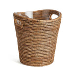 natural woven rattan beverage tub handles lined