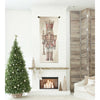 canvas scroll nutcracker christmas decor red