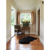 Black Natural Shaped Pelted Rugs (multiple sizes & colors)