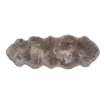 Sheepskin Pelted Rug - Natural Longwool Vole (size options)