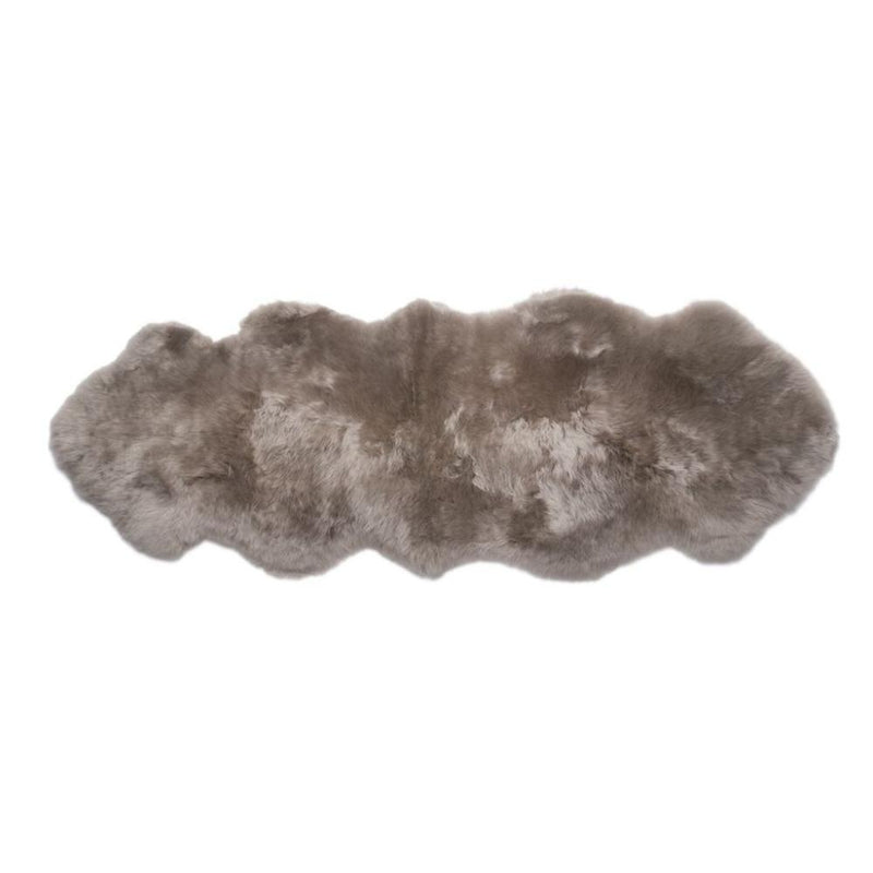 Sheepskin Pelted Rug - Natural Longwool Vole (size options)