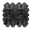 Steel Grey Natural Shaped Pelted Rugs (multiple sizes & colors)