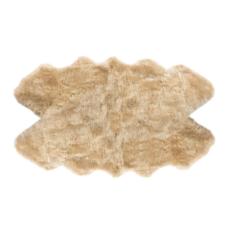 Fur floor rug