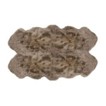 Taupe Natural Shaped Pelted Rugs (multiple sizes & colors)