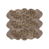 Taupe Natural Shaped Pelted Rugs (multiple sizes & colors)