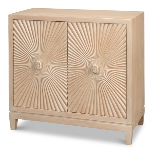 door cabinet light tan finish sunburst pattern 