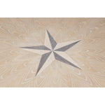 round dining table pedestal whitewashed wood star design