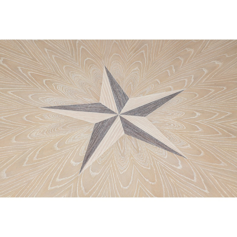 round dining table pedestal whitewashed wood star design