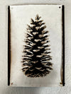 Barloga Studios presents the Loblolly Pinecone Photography Art, skillfully framed on the wall. This black and white print is beautifully showcased on Nepalese handmade paper, providing a unique texture and elegance. The archival wood frames enhance its preservation and timeless charm.