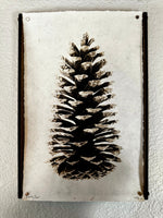 Barloga Studios presents the Loblolly Pinecone Photography Art, skillfully framed on the wall. This black and white print is beautifully showcased on Nepalese handmade paper, providing a unique texture and elegance. The archival wood frames enhance its preservation and timeless charm.