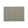 tan navy striped placemats block printed cotton