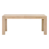 oak veneer contemporary rectangle dining table