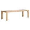 oak veneer contemporary rectangle dining table