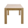 oak veneer contemporary rectangle dining table