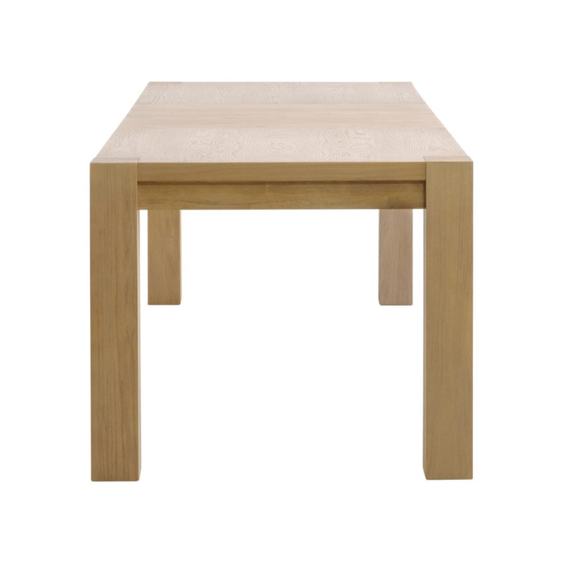 oak veneer contemporary rectangle dining table