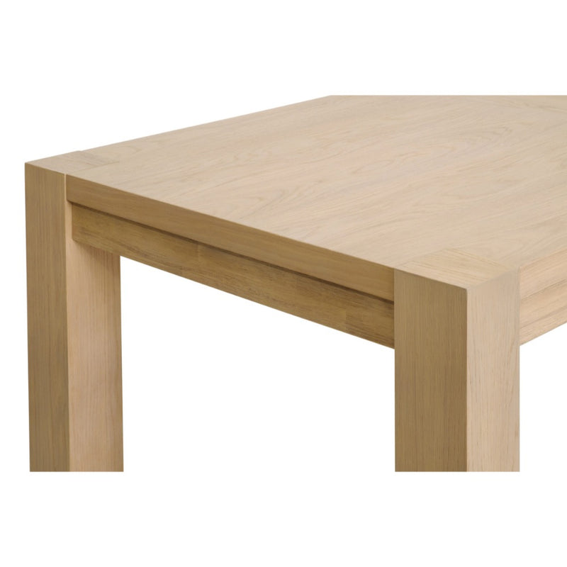 oak veneer contemporary rectangle dining table