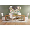 oak veneer contemporary rectangle dining table