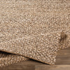 area rug jute hand woven natural no pile 